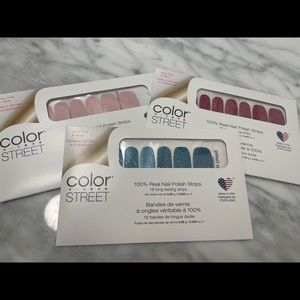 3 sets of Color Street nails 💅